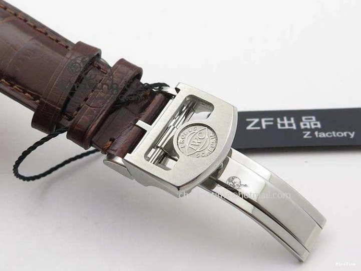 MIROTIME 0303 MoistureWicking Portuguese Real PR IW500704 ZF 1:1 Best Edition On Brown Leather Strap A52010 V 7311